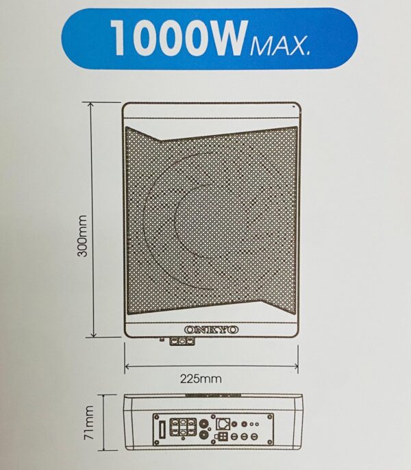 Onkyo R-W1000A Active Subwoofer - Image 2