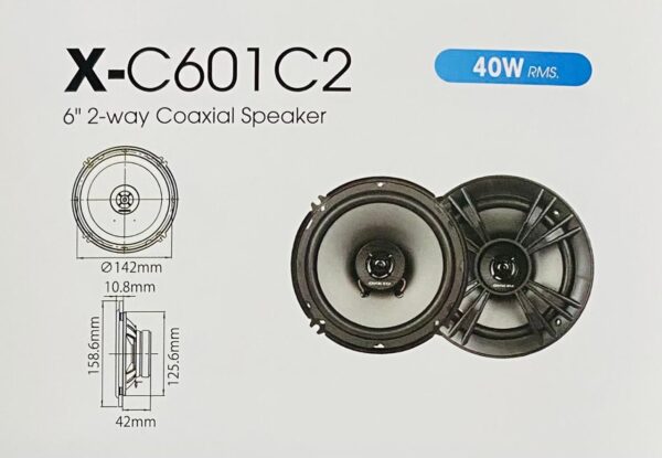 Onkyo X-C601C2 Coaxial Speakers
