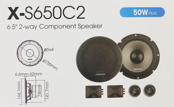 Onkyo X-S650C2 Component Speakers