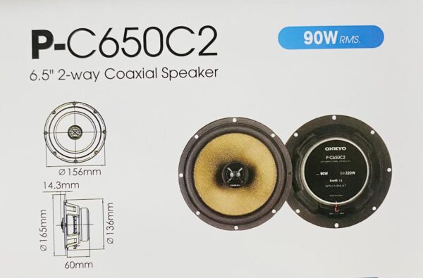 Onkyo X-C601C2 Coaxial Speakers