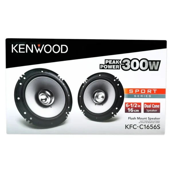 Kenwood KFC-S1656 6.5" Dual Cone Speakers – 300W Peak Power - Image 3